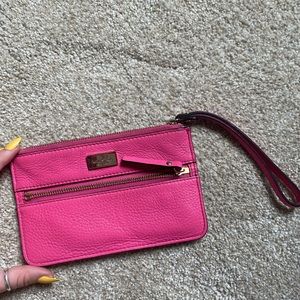 Hot Pink Kate Spade wristlet